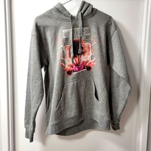 Stranger Things Grey Cozy Soft Hoodie Size S